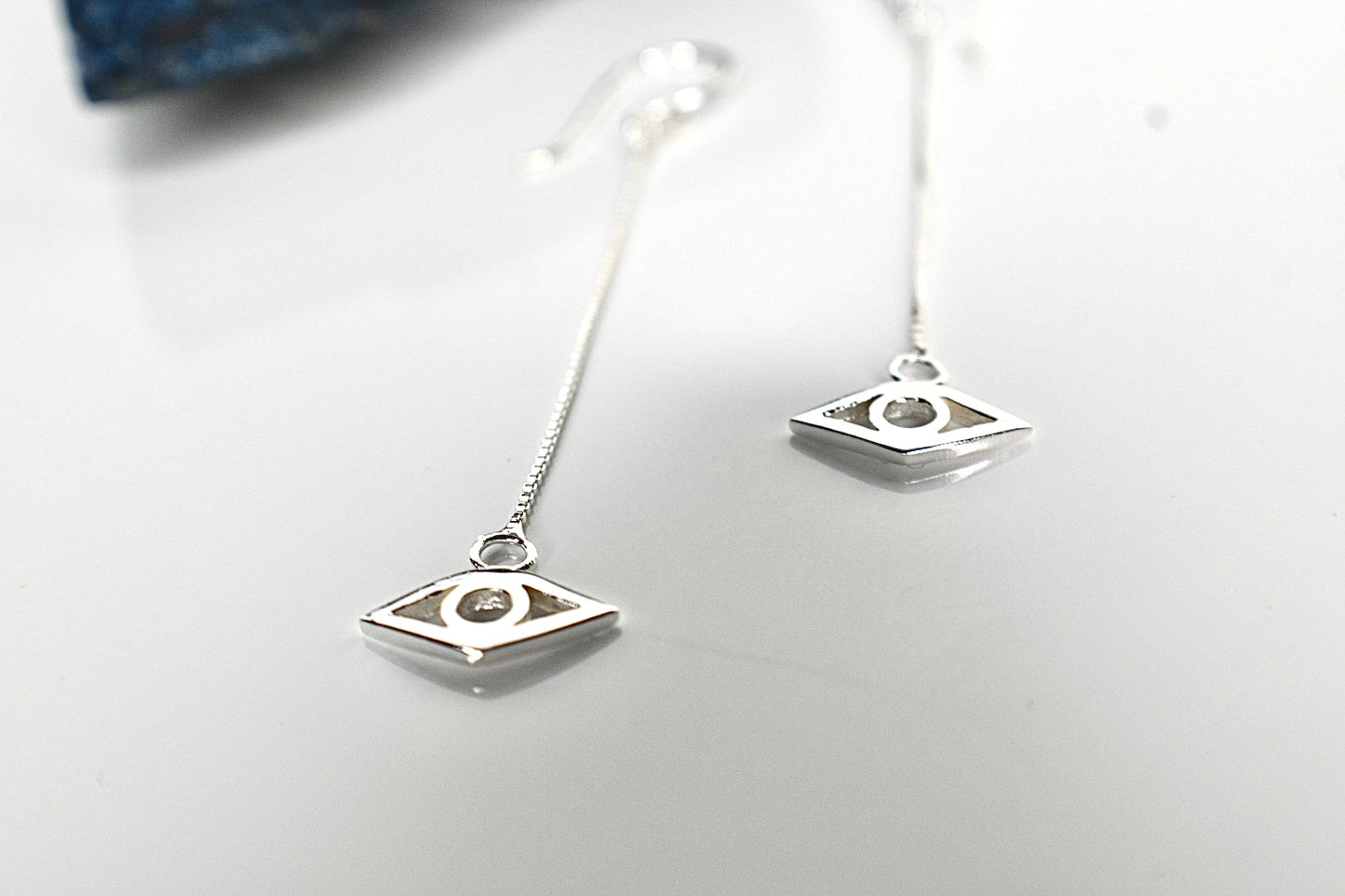 *LAST CHANCE SALE* Fortuna - Sterling Silver Evil Eye Earrings