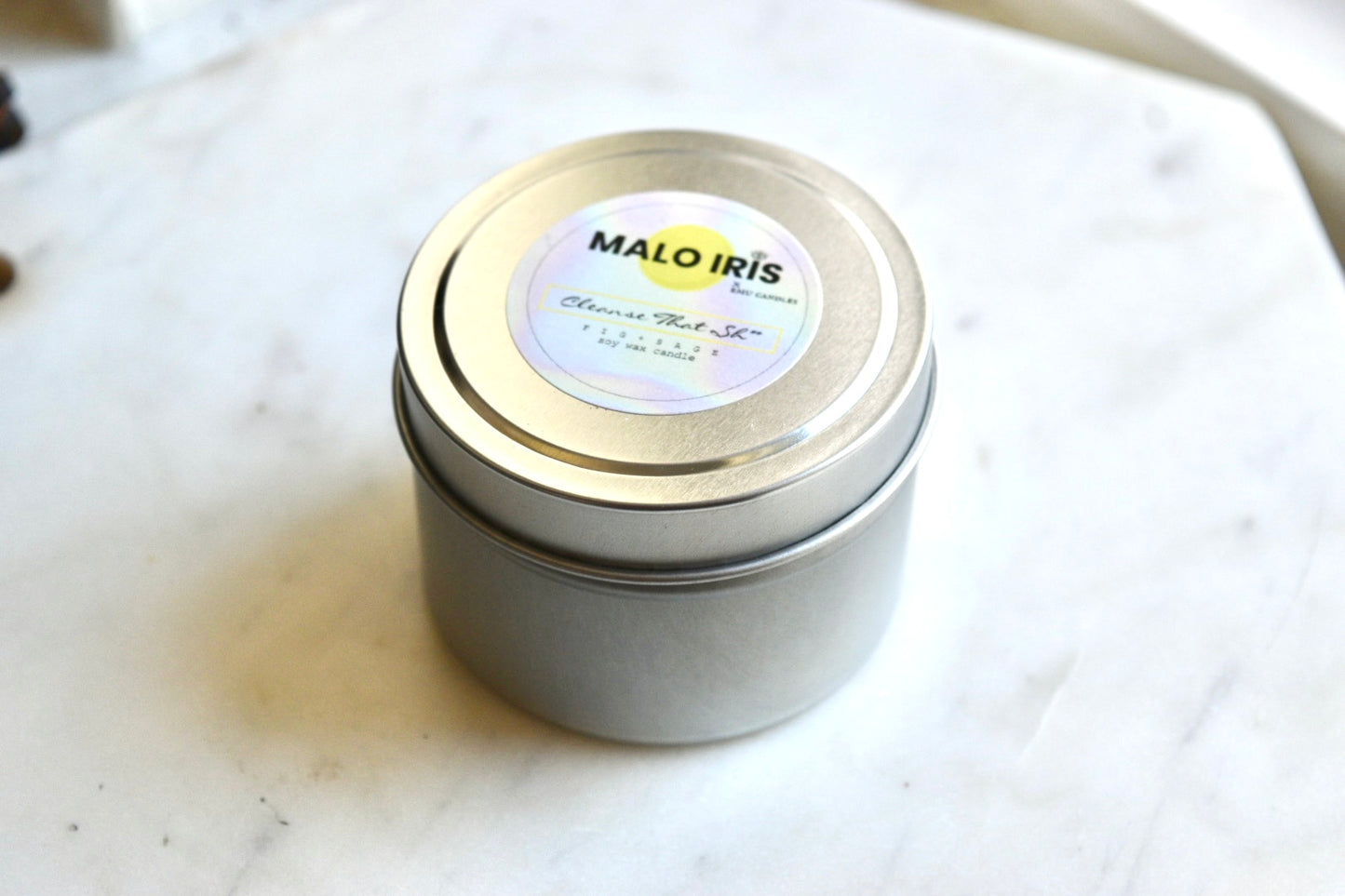 " Cleanse That Sh** " Candle by EMU Candle **NEW LOOK**