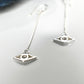 *LAST CHANCE SALE* Fortuna - Sterling Silver Evil Eye Earrings