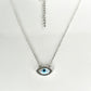 Vibez - Sterling Silver Evil Eye Necklace
