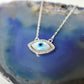 Vibez - Sterling Silver Evil Eye Necklace
