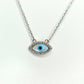 Vibez - Sterling Silver Evil Eye Necklace